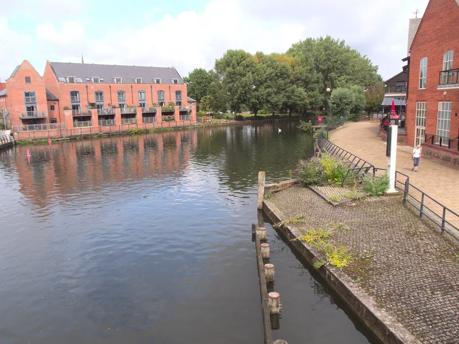 The River Wensum, from Head Out Not Home: A Music Day, Norwich, Norfolk - 22nd August 2021