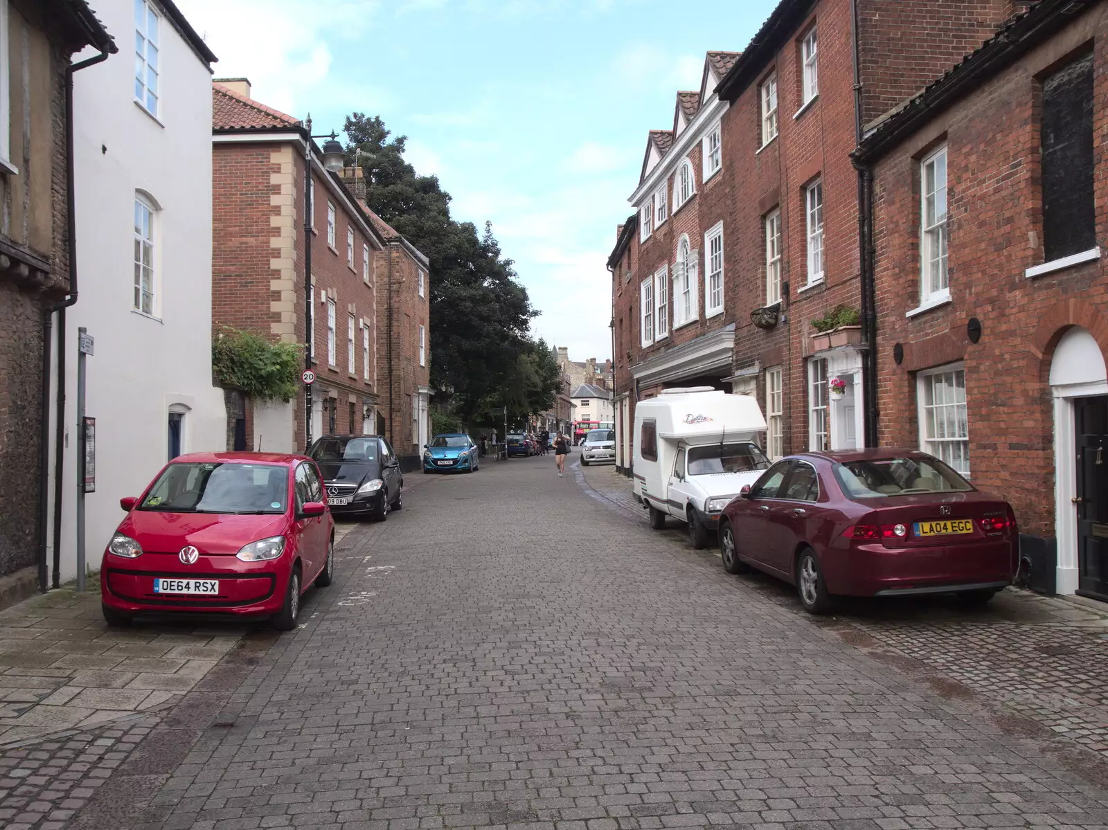 The cobbles of King Street, from Head Out Not Home: A Music Day, Norwich, Norfolk - 22nd August 2021