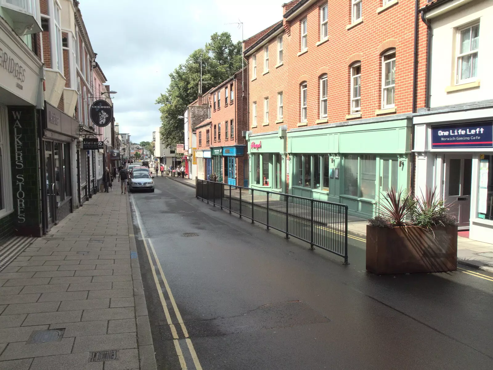 St. Benedict Street is getting all café culture, from Head Out Not Home: A Music Day, Norwich, Norfolk - 22nd August 2021