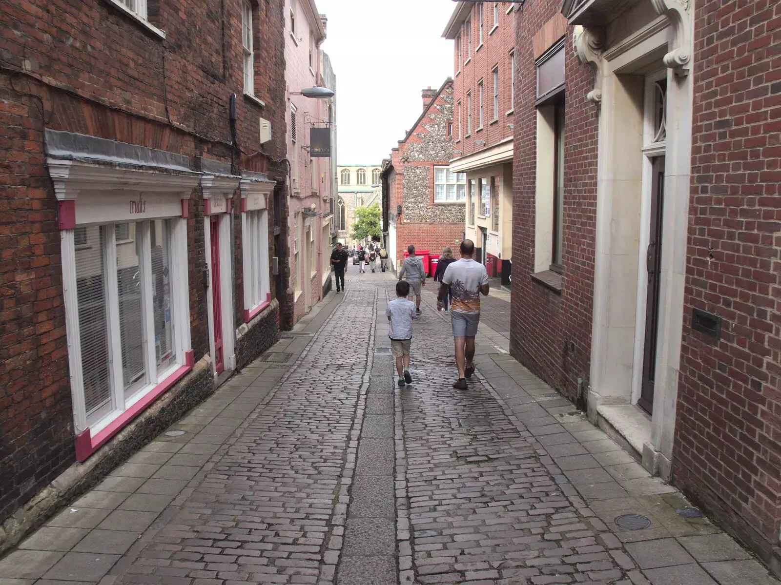 Bridewell Alley in Norwich, from Head Out Not Home: A Music Day, Norwich, Norfolk - 22nd August 2021