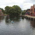 Paddleboarders on the Wensum, Head Out Not Home: A Music Day, Norwich, Norfolk - 22nd August 2021