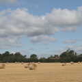 2021 Round bales in a field near Braiseworth