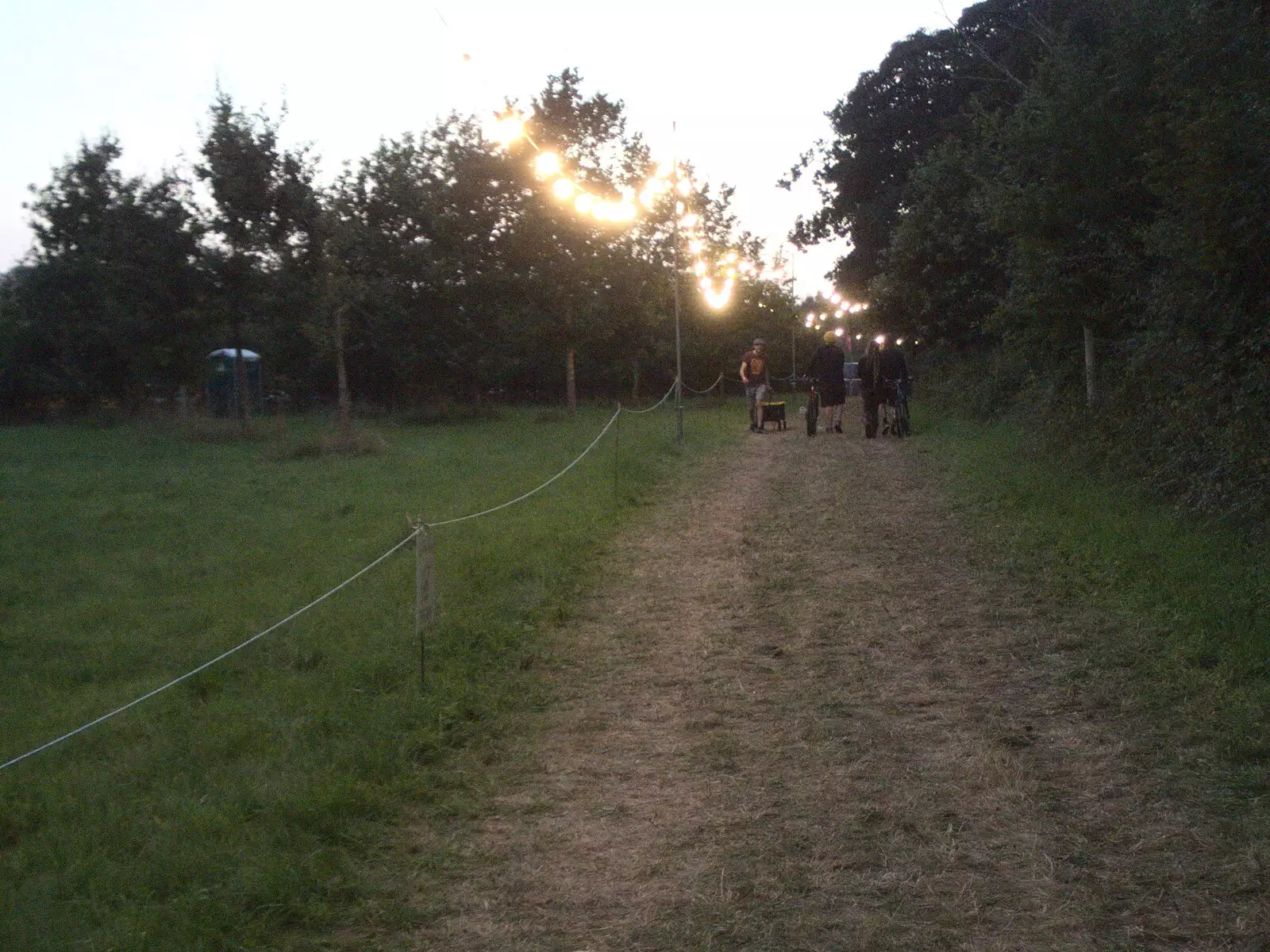 The path to the festival, from Maui Waui Festival, Hill Farm, Gressenhall, Norfolk - 28th August 2021