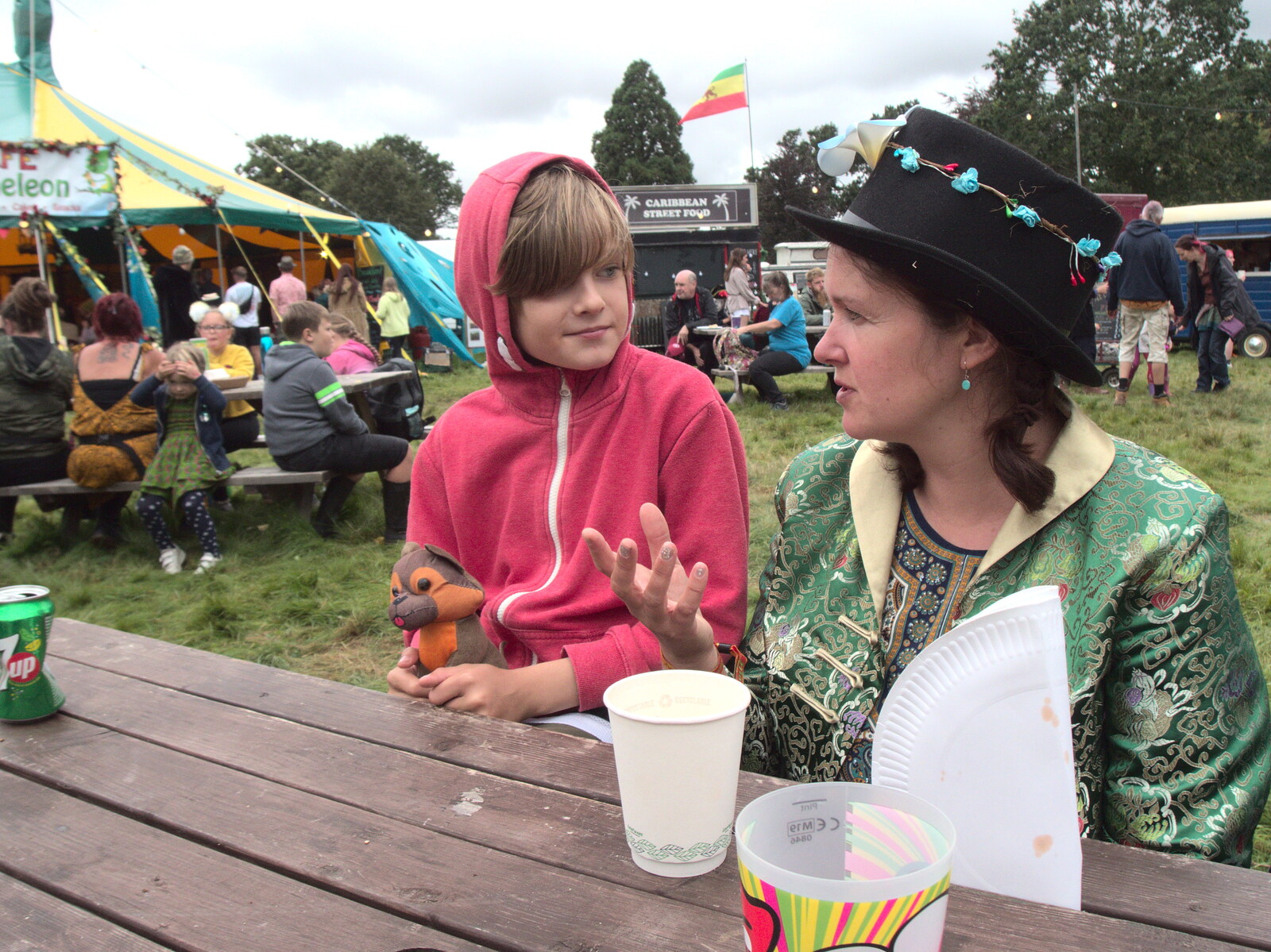 Harry and Isobel from Maui Waui Festival, Hill Farm, Gressenhall, Norfolk - 28th August 2021