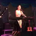 Emma O'Reilly plays keyboards, Maui Waui Festival, Hill Farm, Gressenhall, Norfolk - 28th August 2021