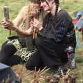 A selfie of the shrunken head workshop, Maui Waui Festival, Hill Farm, Gressenhall, Norfolk - 28th August 2021