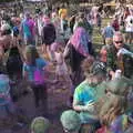 After the paint fight, Maui Waui Festival, Hill Farm, Gressenhall, Norfolk - 28th August 2021