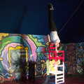 Handstand on stacked chairs, Maui Waui Festival, Hill Farm, Gressenhall, Norfolk - 28th August 2021