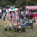 An impressive suit, Maui Waui Festival, Hill Farm, Gressenhall, Norfolk - 28th August 2021