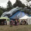 Giant statues, like Bladerunner 2059, Maui Waui Festival, Hill Farm, Gressenhall, Norfolk - 28th August 2021