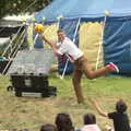 Dan the Hat does his thing, Maui Waui Festival, Hill Farm, Gressenhall, Norfolk - 28th August 2021