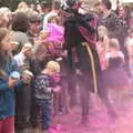 Pink paint everywhere, Maui Waui Festival, Hill Farm, Gressenhall, Norfolk - 28th August 2021