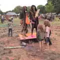 Some children ask if there's any more, Maui Waui Festival, Hill Farm, Gressenhall, Norfolk - 28th August 2021