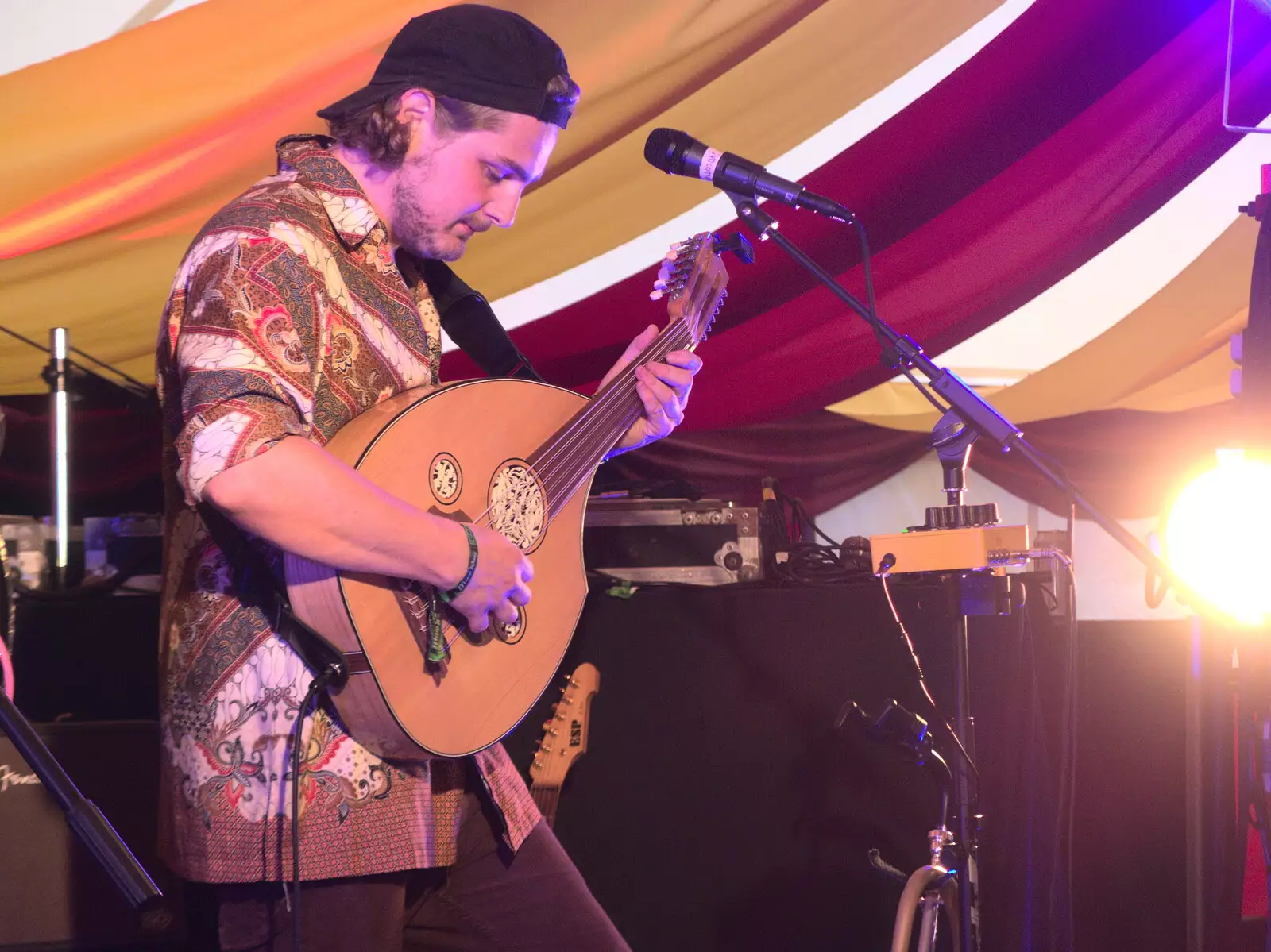 Traditional music action, from Maui Waui Festival, Hill Farm, Gressenhall, Norfolk - 28th August 2021