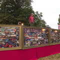 Harry's found the way in to the picture wall, Maui Waui Festival, Hill Farm, Gressenhall, Norfolk - 28th August 2021