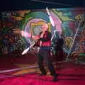 A bit of juggling in the circus tent, Maui Waui Festival, Hill Farm, Gressenhall, Norfolk - 28th August 2021