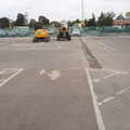 Large bits of Morrison's car park are closed off, A Few Hours at the Fair, Fair Green, Diss, Norfolk - 5th September 2021