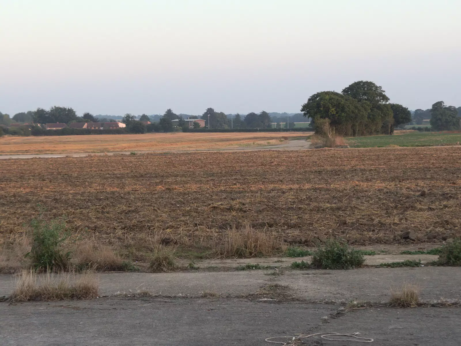 A view over the airfield, from The Last Weavers Ever, Market Hill, Diss, Norfolk - 10th September 2021