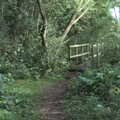 A bridge over a stream in the Town Moors woods, The Last Weavers Ever, Market Hill, Diss, Norfolk - 10th September 2021