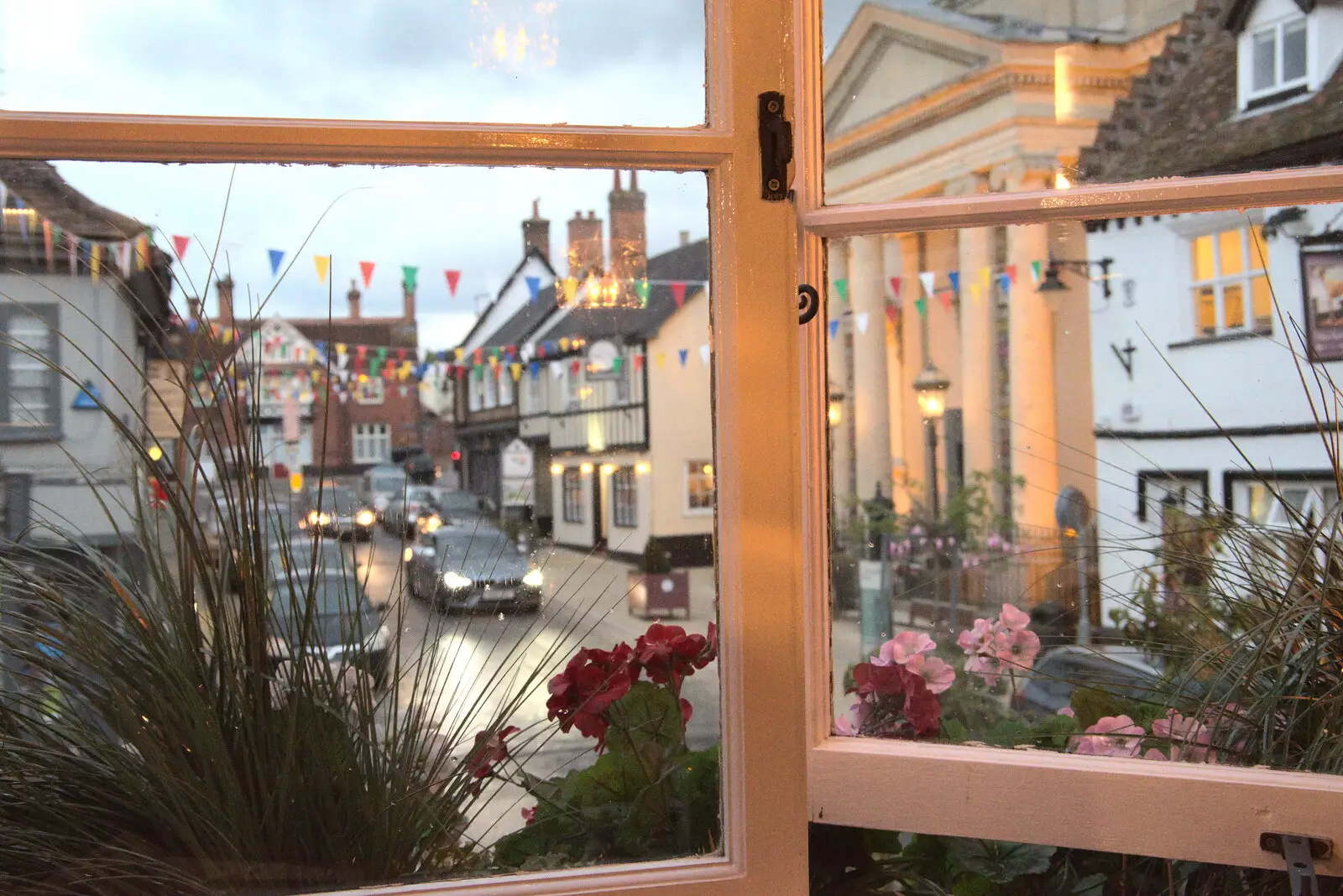 The view from a Weavers window, from The Last Weavers Ever, Market Hill, Diss, Norfolk - 10th September 2021