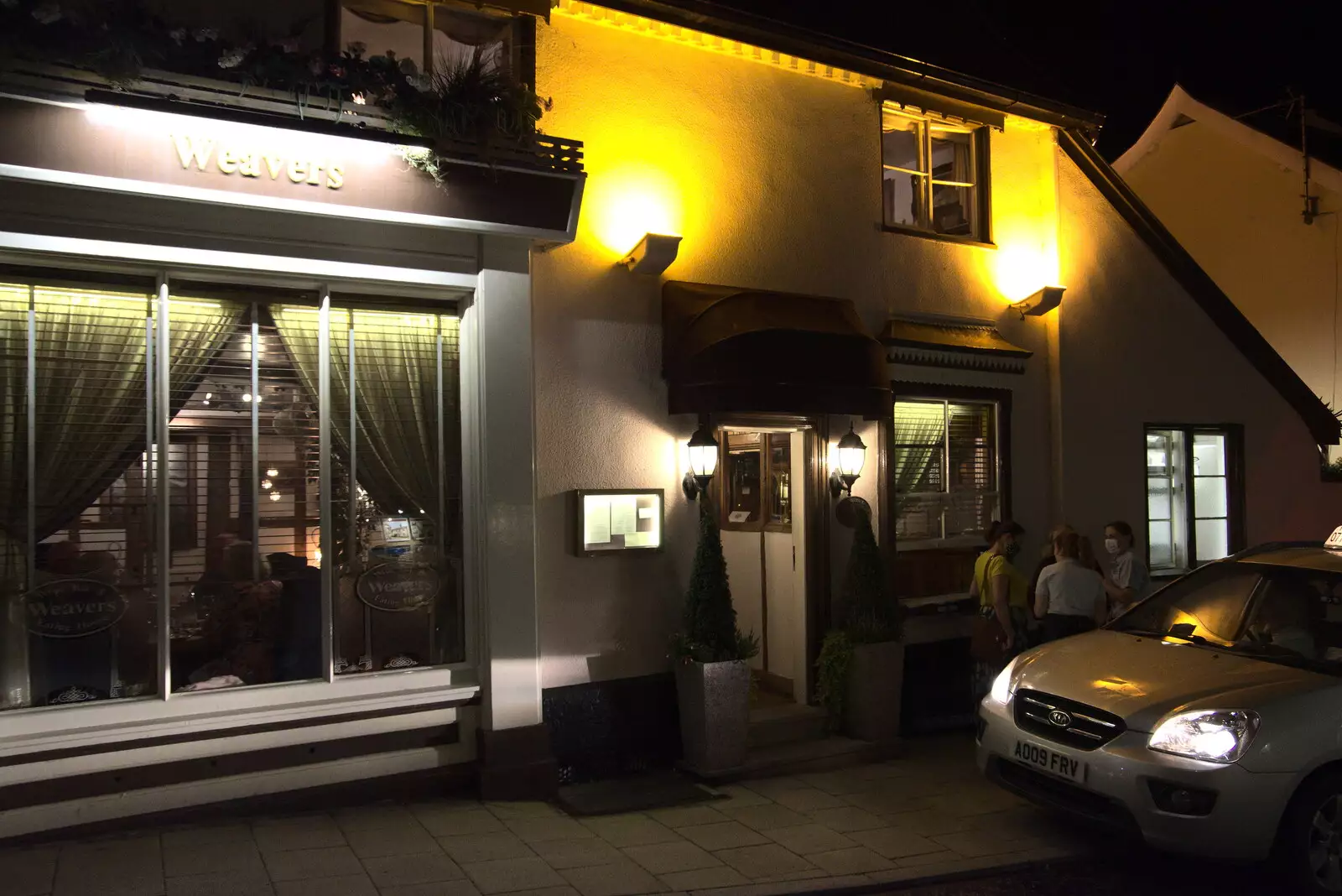 Outside Weavers on Market Hill, from The Last Weavers Ever, Market Hill, Diss, Norfolk - 10th September 2021