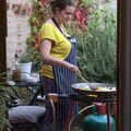Isobel works on a paella, A Summer Party and an Airfield Walk with Clive, Brome, Suffolk - 11th September 2021