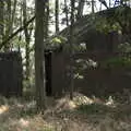 An old airfield building with a blast wall, A Summer Party and an Airfield Walk with Clive, Brome, Suffolk - 11th September 2021