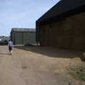 Clive roams around near the new chicken farm, A Summer Party and an Airfield Walk with Clive, Brome, Suffolk - 11th September 2021
