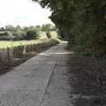 An old airfield track near the mink sheds, A Summer Party and an Airfield Walk with Clive, Brome, Suffolk - 11th September 2021