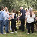 Grandad's at the bottle raffle, The Brome and Oakley Fête, Oakley Hall, Suffolk - 19th September 2021