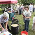 Fred does the lucky dip, The Brome and Oakley Fête, Oakley Hall, Suffolk - 19th September 2021