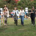 Fred runs off, The Brome and Oakley Fête, Oakley Hall, Suffolk - 19th September 2021