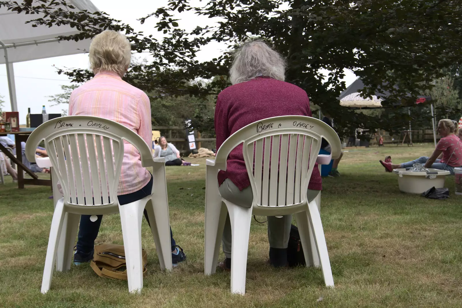 Brome and Oakley chairs, from The Brome and Oakley Fête, Oakley Hall, Suffolk - 19th September 2021