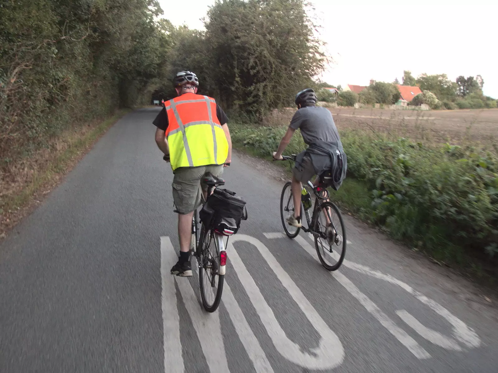 We head off up the road to Oakley, from BSCC at Ampersand and Birthday Lego at Jarrold's, Norwich, Norfolk - 25th September 2021