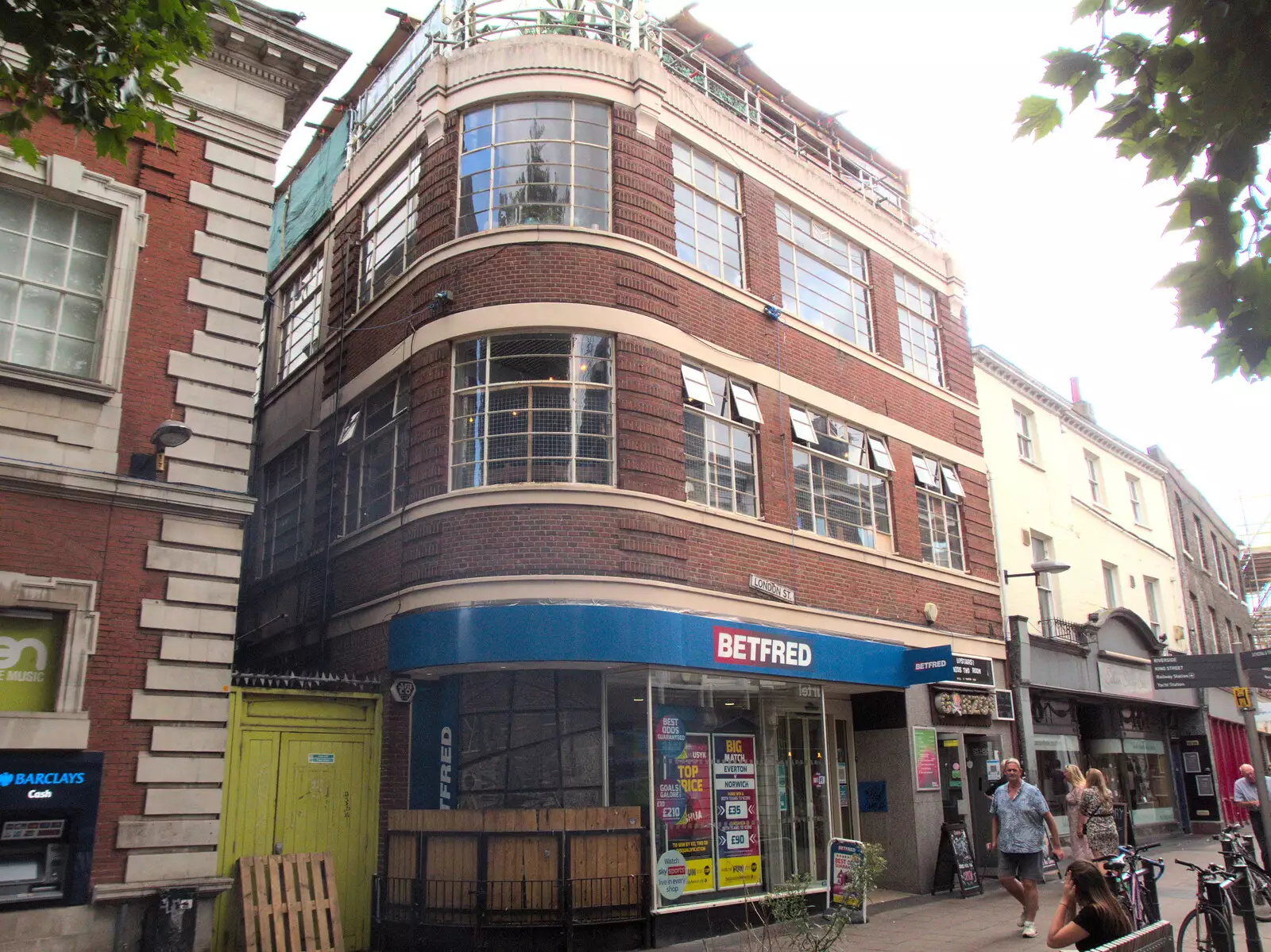 A 1930s building with original windows, from BSCC at Ampersand and Birthday Lego at Jarrold's, Norwich, Norfolk - 25th September 2021