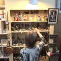 Harry looks at more figures, BSCC at Ampersand and Birthday Lego at Jarrold's, Norwich, Norfolk - 25th September 2021