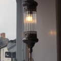 A funky light in Caféye, Sunday Lunch at the Village Hall, Brome, Suffolk - 10th October 2021