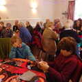 The crowd out for Sunday lunch in the hall, Sunday Lunch at the Village Hall, Brome, Suffolk - 10th October 2021