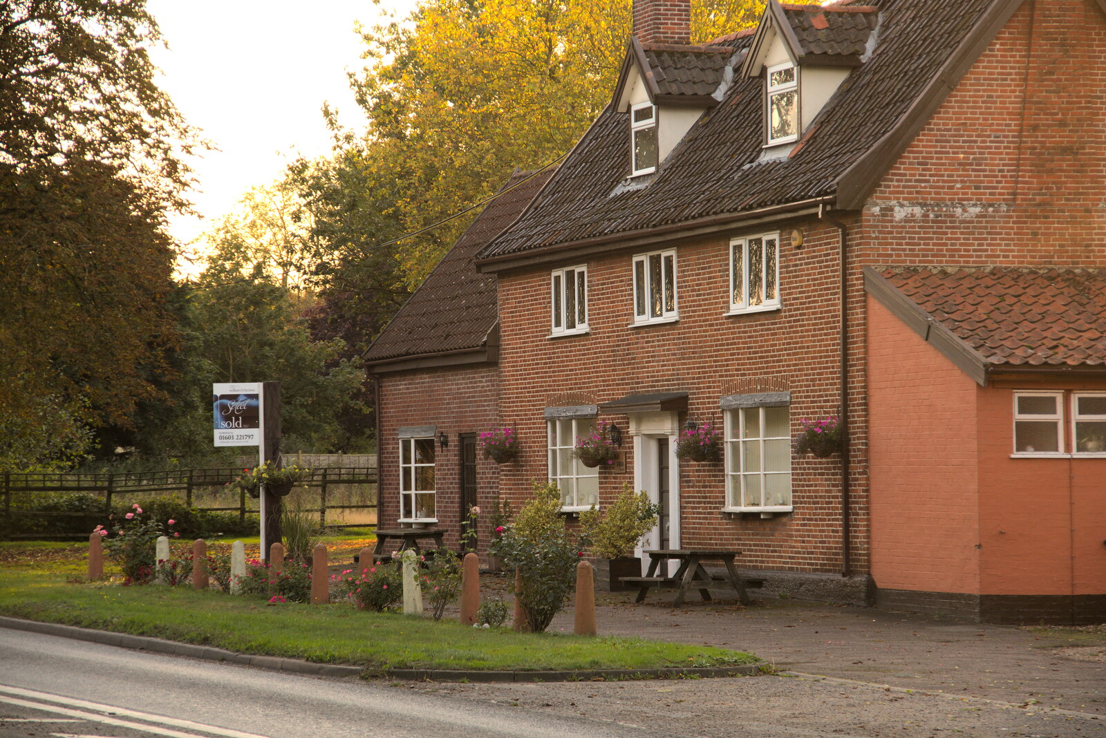 There's no way back as the Swan has been sold from Sunday Lunch at the Village Hall, Brome, Suffolk - 10th October 2021