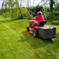 Fred has a go at mowing the lawn, Cameraphone Randomness and The Crystal Maze, London - 21st October 2021
