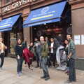 The gang on Shaftesbury Avenue, Cameraphone Randomness and The Crystal Maze, London - 21st October 2021