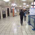 Minh at Picadilly Circus underground, Cameraphone Randomness and The Crystal Maze, London - 21st October 2021