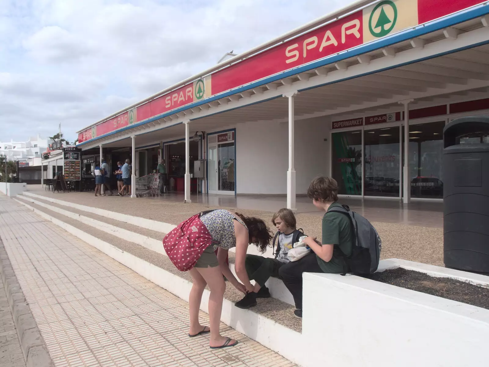 Harry's laces have unravelled again, from Five Days in Lanzarote, Canary Islands, Spain - 24th October 2021