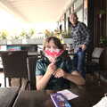 Fred and Harry have got some ludicrous lollipops, Five Days in Lanzarote, Canary Islands, Spain - 24th October 2021