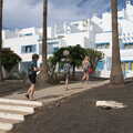 Walking back to the apartment block, Five Days in Lanzarote, Canary Islands, Spain - 24th October 2021