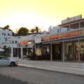 The sun sets over the Spar, Five Days in Lanzarote, Canary Islands, Spain - 24th October 2021