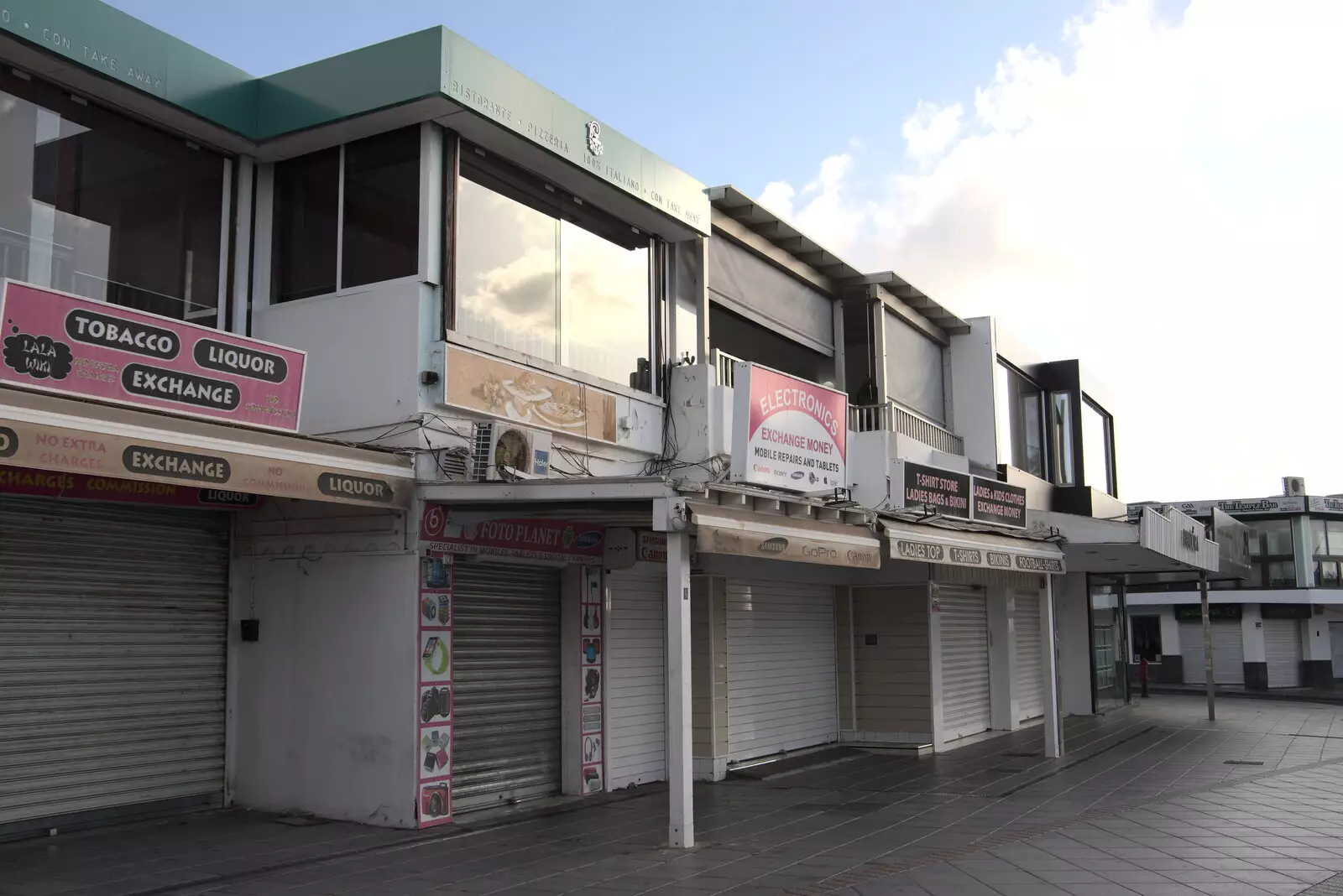 Derelict shop units, from Five Days in Lanzarote, Canary Islands, Spain - 24th October 2021