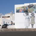 Wall art near Lomo Alto, Five Days in Lanzarote, Canary Islands, Spain - 24th October 2021