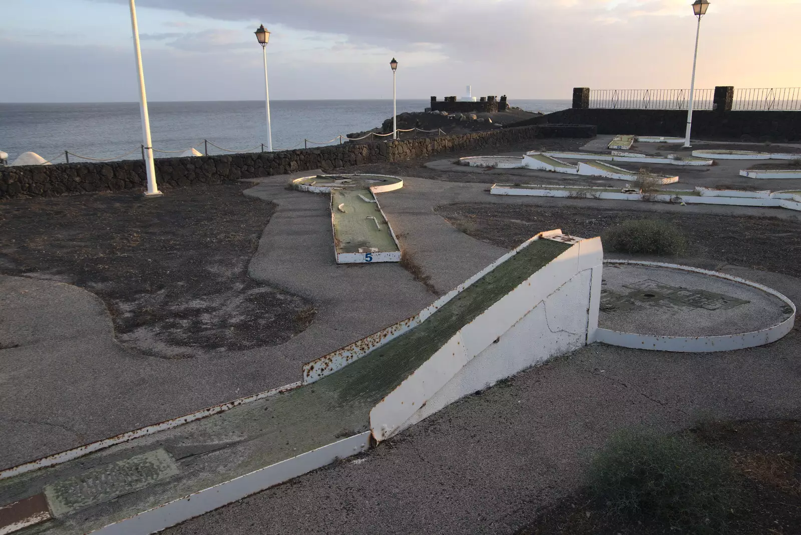 There's a derelict crazy golf course on the way, from Five Days in Lanzarote, Canary Islands, Spain - 24th October 2021