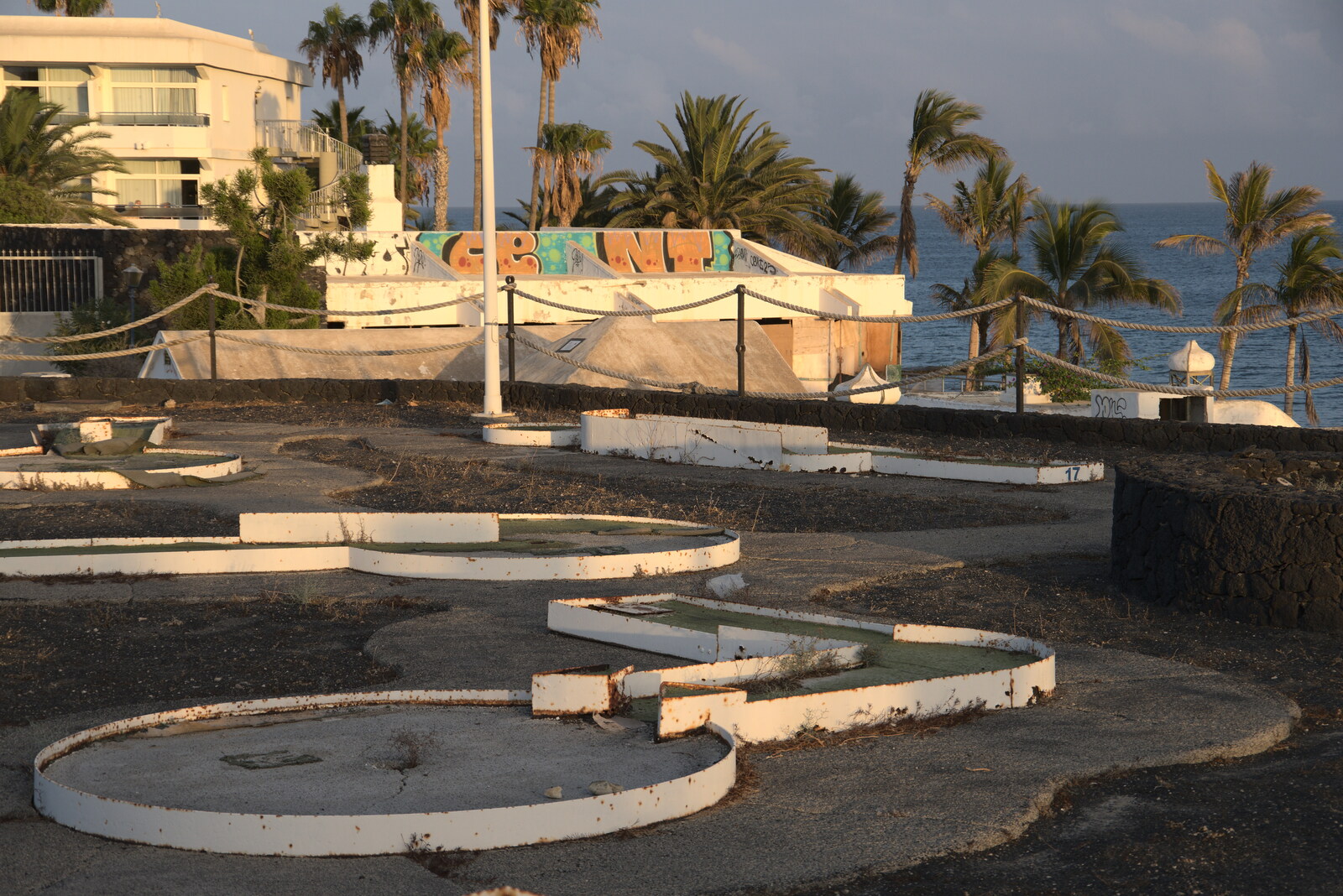 More derelict Mini Golf from Five Days in Lanzarote, Canary Islands, Spain - 24th October 2021
